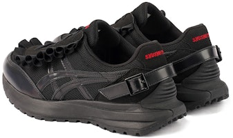 SHUSHU/TONG x Asics Tarther Sc PLUS潮流炸街 厚底皮質 荷葉邊 低筒 生活休閒鞋 女款 黑色 Purchase SHUSHU/TONG x Asics Tarther Sc PLUS潮流炸街 厚底皮質 荷葉邊 低筒 生活休閒鞋 女款 黑色