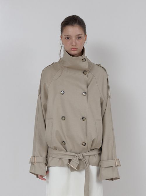 (Women) ASURA Authentic Beige Trench Jacket A26SSJK42BG0F