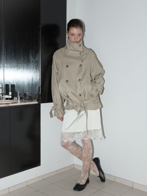 Order (Women) ASURA Authentic Beige Trench Jacket A26SSJK42BG0F