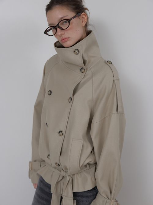 Lookbook (Women) ASURA Authentic Beige Trench Jacket A26SSJK42BG0F