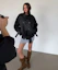 Sizing (W) Jaket Trench Kulit Hitam Asura Original A26FWJK113BKOS