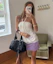 Buy (Women) ASURA Mini Skirt Pants - Violet A26SSSK167VT0S