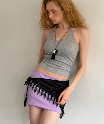 (Women) ASURA Mini Skirt Pants - Violet A26SSSK167VT0S Purchase (Women) ASURA Mini Skirt Pants - Violet A26SSSK167VT0S