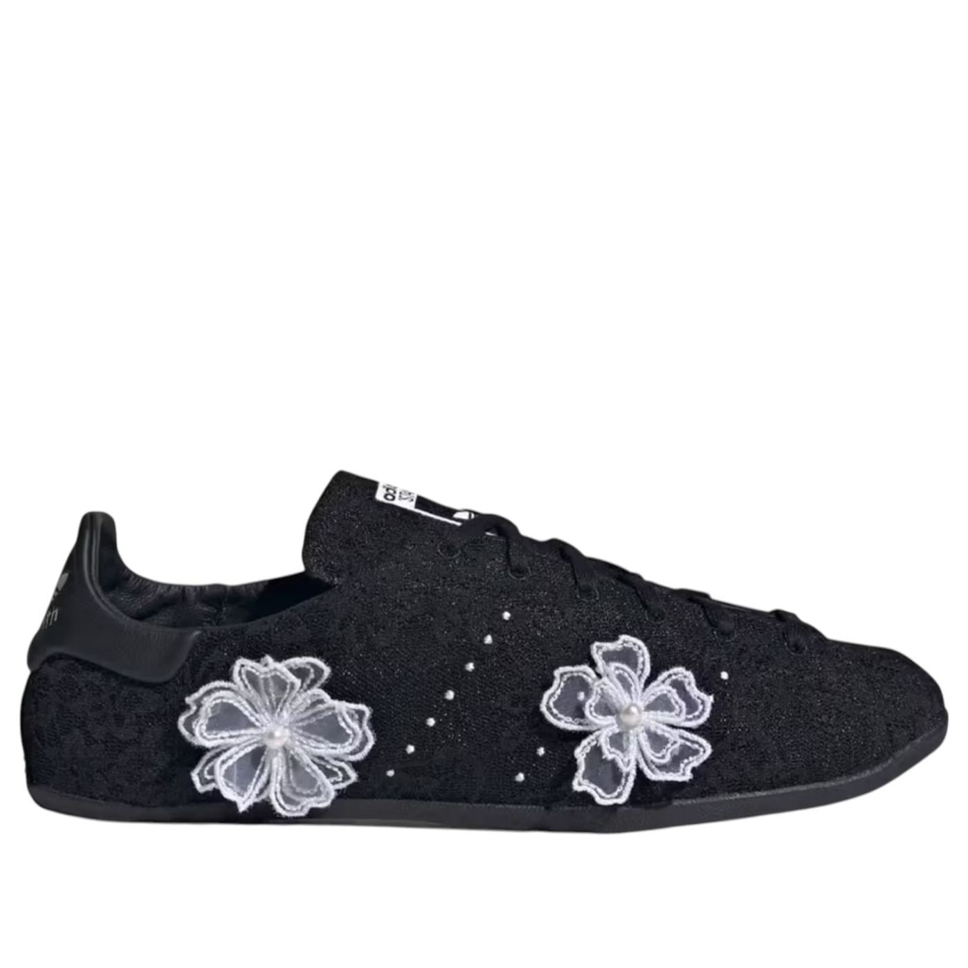 Details for (W) atmos pink x adidas Stan Smith Lo Pro 'Floral Lace' - Renda Bunga JR4475