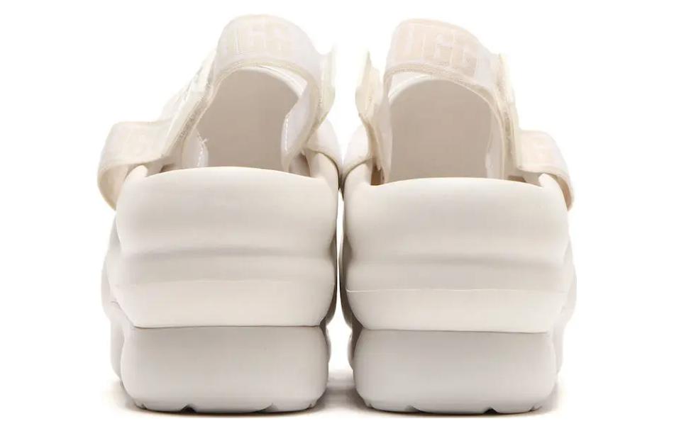 Shop atmos pink x UGG 舒適百搭 時尚涼鞋 女款 鮮白色