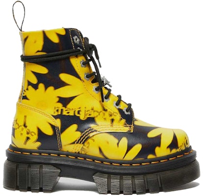 (W) Dr. Martens Audrick x Heaven By Marc Jacobs Daisy Platform Boots 'Hitam Kuning' 27513032 Order (W) Dr. Martens Audrick x Heaven By Marc Jacobs Daisy Platform Boots 'Hitam Kuning' 27513032