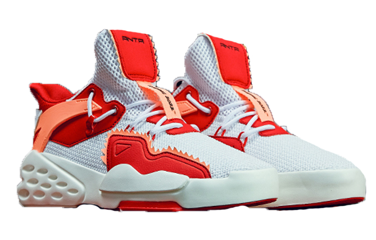 (W) AUTA Anta GuGong Life Series Sneakers 'White Red' 圖 4