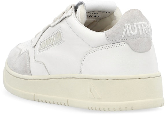(Women) AUTRY open Low Leather Suede 'White' AOLW-CE10 Order (Women) AUTRY open Low Leather Suede 'White' AOLW-CE10