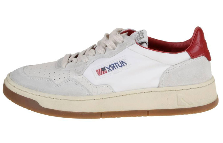 (W) AUTRY Action Shoes Low 'White Grey Red'