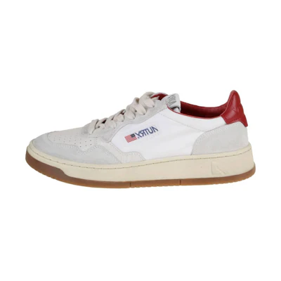 (W) AUTRY Action Shoes Low 'White Grey Red'