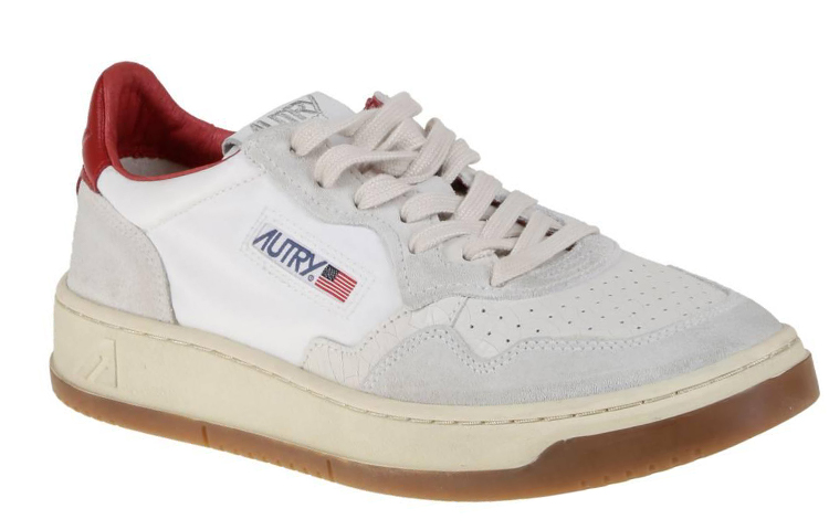 (W) AUTRY Action Shoes Low 'White Grey Red' 圖 2