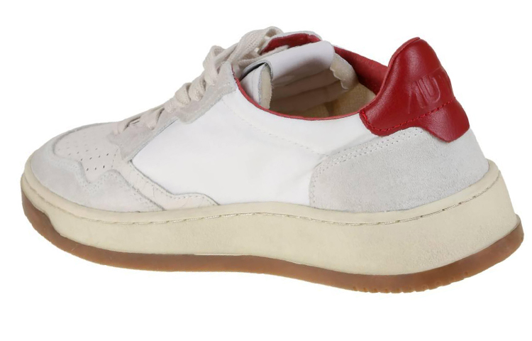 (W) AUTRY Action Shoes Low 'White Grey Red' 圖 4