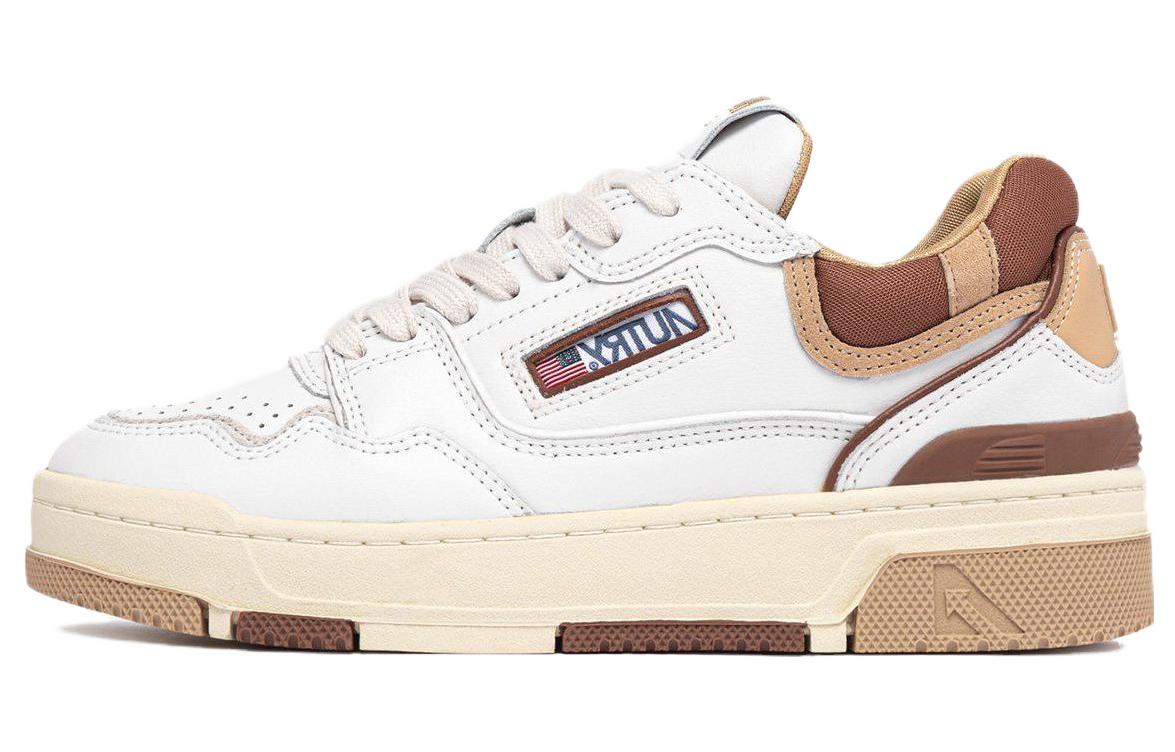 (W) AUTRY Clc 'White Brown'