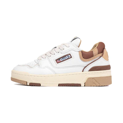 (W) AUTRY Clc 'White Brown'