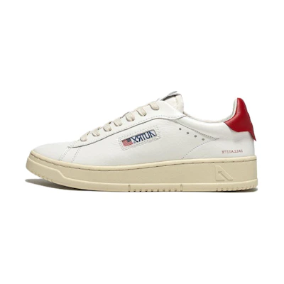 (W) AUTRY Dallas Low Leather 'White Red'