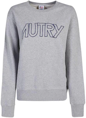 (W) オートリー グレー クルーネック スウェットシャツ レタープリント入り SWIW408M-E57260 Buy (W) オートリー グレー クルーネック スウェットシャツ レタープリント入り SWIW408M-E57260