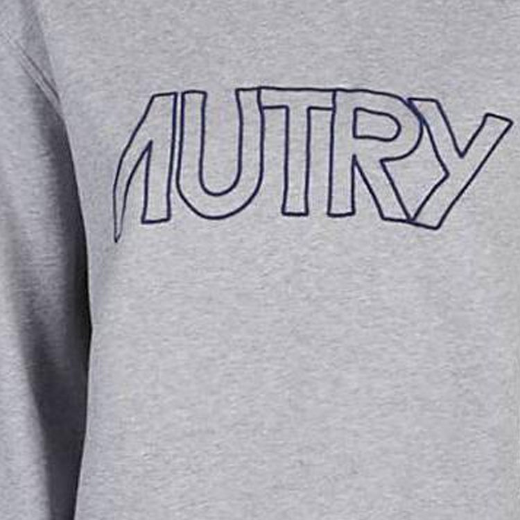 (Women) AUTRY Grey Crewneck Sweatshirt with Letter Print SWIW408M-E57260 圖 7
