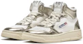 Order (W) AUTRY High-Top Leder-Sneaker ''Weiß Gold'' AUMW-WB16