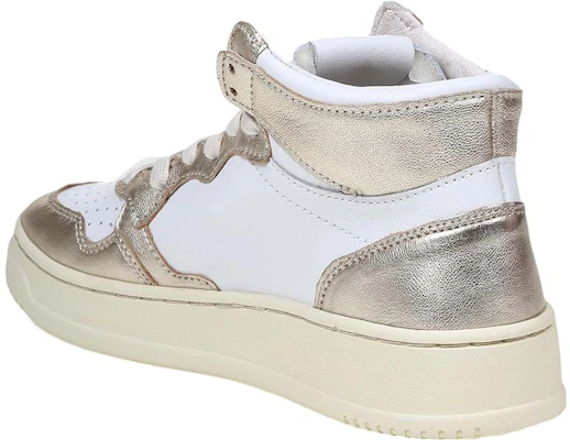 (W) AUTRY High-Top Leder-Sneaker ''Weiß Gold'' AUMW-WB16 Shop (W) AUTRY High-Top Leder-Sneaker ''Weiß Gold'' AUMW-WB16