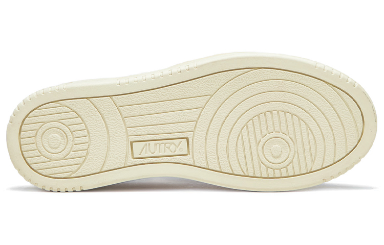 Purchase (W) AUTRY High-Top Leder-Sneaker ''Weiß Gold'' AUMW-WB16
