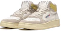 Order (W) AUTRY 高帮白黄皮革运动鞋 AUMW-GS01