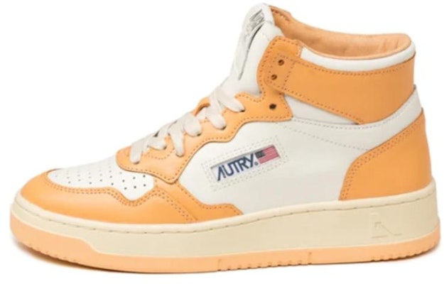 (Women) AUTRY High-Top Sneaker 'Beige Orange' AUMW-WB32 Buy (Women) AUTRY High-Top Sneaker 'Beige Orange' AUMW-WB32