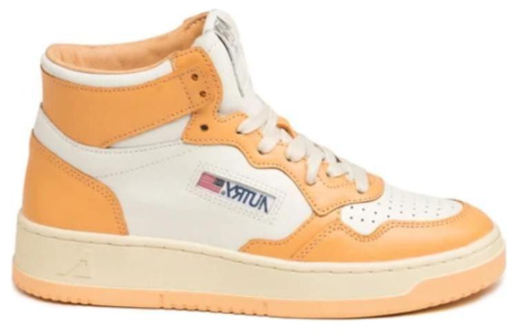 Order (Women) AUTRY High-Top Sneaker 'Beige Orange' AUMW-WB32