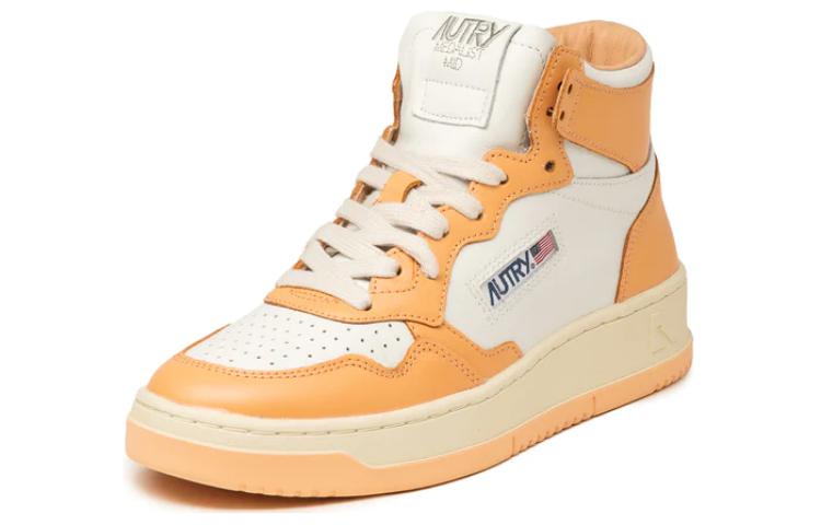 Lookbook (Women) AUTRY High-Top Sneaker 'Beige Orange' AUMW-WB32