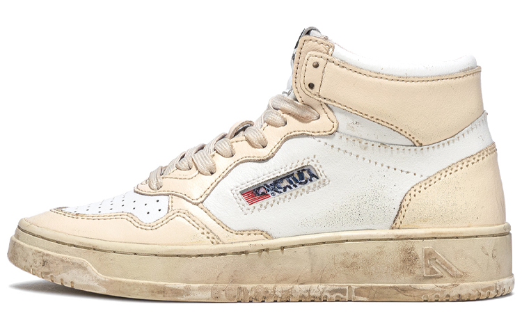 (W) AUTRY High-Top Sneaker 'White Beige'
