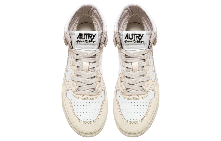(W) AUTRY High-Top Sneaker 'White Beige' 圖 3