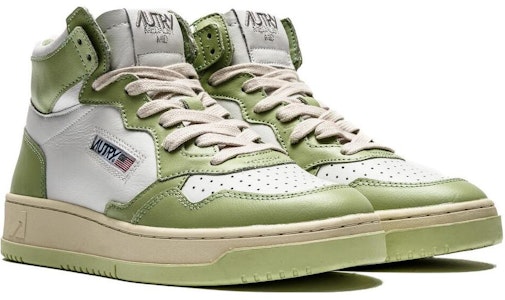 (W) Zapatillas Altas AUTRY 'Blanco Verde' AUMW-WB24 Lookbook (W) Zapatillas Altas AUTRY 'Blanco Verde' AUMW-WB24