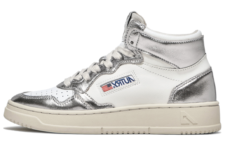 (Women) AUTRY High-Top Sneaker 'White Silver' AUMW-WB18