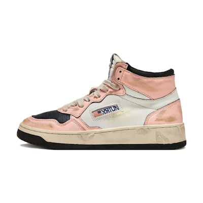 (W) AUTRY High-Top Sneaker 'Pink White Black'