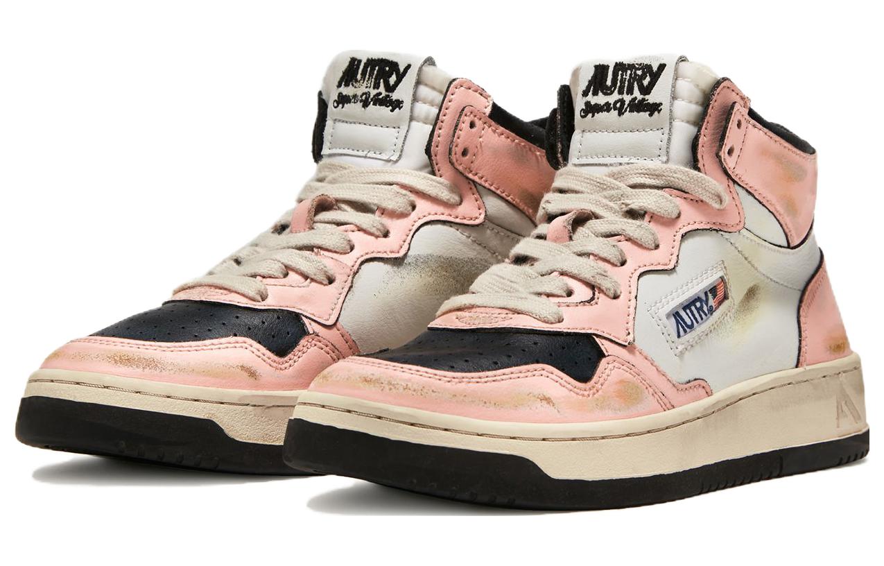 (W) AUTRY High-Top Sneaker 'Pink White Black' 圖 2