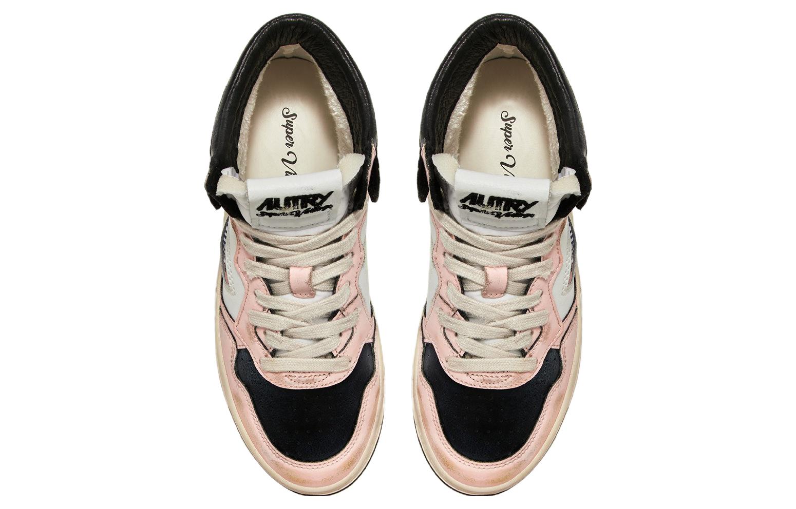 (W) AUTRY High-Top Sneaker 'Pink White Black' 圖 3
