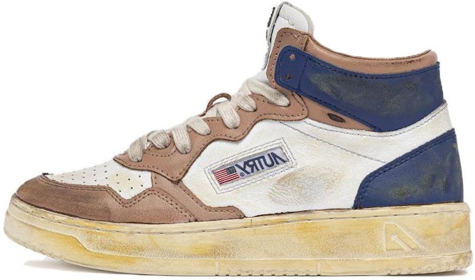 (Women) AUTRY Leather High-Top 'Perforated White Brown' AVMW-SV21 Buy (Women) AUTRY Leather High-Top 'Perforated White Brown' AVMW-SV21