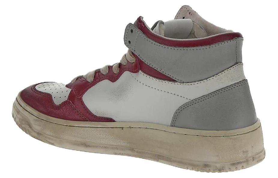 (W) AUTRY Leather Lace-up 'Distressed White Red' 圖 4