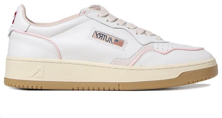 (W) AUTRY Sepatu Kulit Ikat 'Pink Putih' AOLW-CE19 Order (W) AUTRY Sepatu Kulit Ikat 'Pink Putih' AOLW-CE19