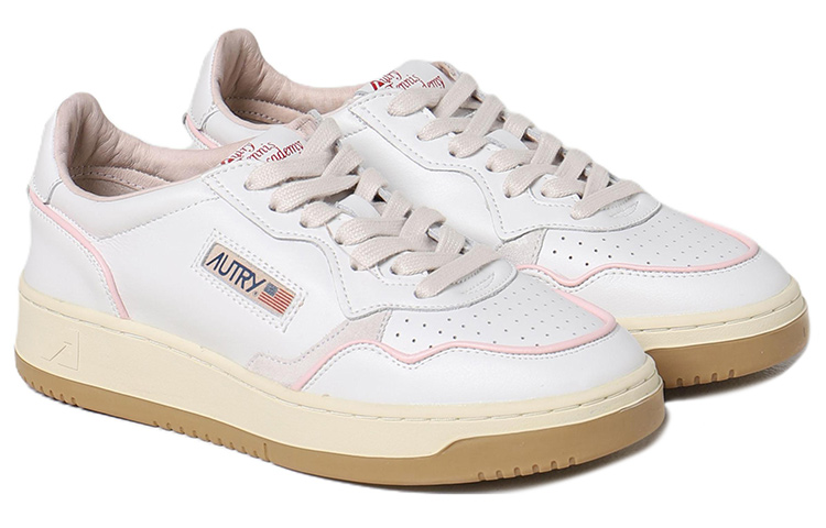 (W) AUTRY Leather Lace-Up 'Pink White' 圖 3