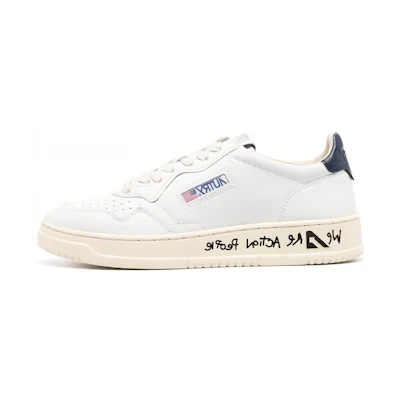 (W) AUTRY Leather Low 'Fashion Black and White'