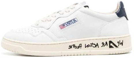 (Women) AUTRY Leather Low 'Fashion Black and White' AULW-LD07 (Women) AUTRY Leather Low 'Fashion Black and White' AULW-LD07