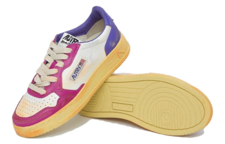 Purchase (W) AUTRY Kulit Low Top 'Distressed Putih Biru Merah Jambu' AVLW-SV16