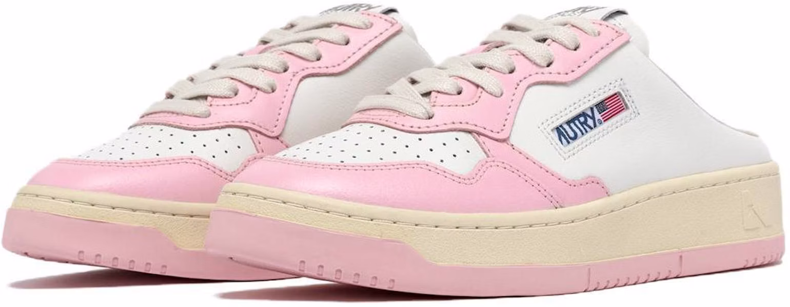 (W) (女性用) AUTRY レザーミュール 'ホワイト ピンク' MULW-WB37 MULW-WB37 Lookbook (W) (女性用) AUTRY レザーミュール 'ホワイト ピンク' MULW-WB37 MULW-WB37