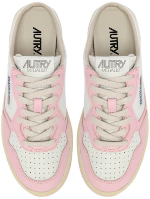 (W) (女性用) AUTRY レザーミュール 'ホワイト ピンク' MULW-WB37 MULW-WB37 Shop (W) (女性用) AUTRY レザーミュール 'ホワイト ピンク' MULW-WB37 MULW-WB37
