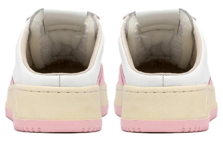 Purchase (W) (女性用) AUTRY レザーミュール 'ホワイト ピンク' MULW-WB37 MULW-WB37