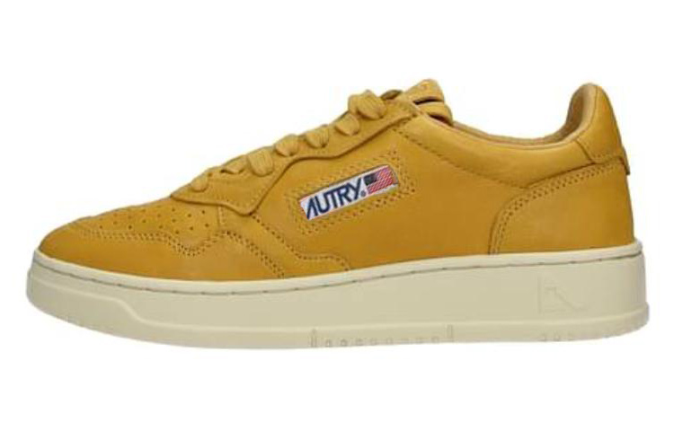 (W) AUTRY Leather Sneaker 'Versatile Fashion Yellow'