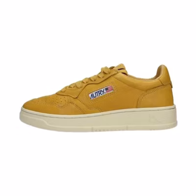 (W) AUTRY Leather Sneaker 'Versatile Fashion Yellow'