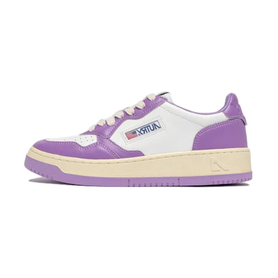 (W) AUTRY Low-Top Sneaker 'White Purple'