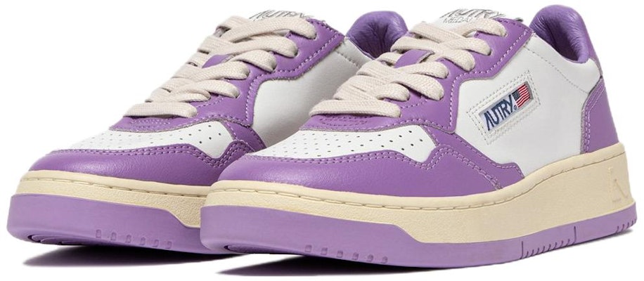 (Women) AUTRY Low-Top Sneaker 'White Purple' AULW-WB43 Order (Women) AUTRY Low-Top Sneaker 'White Purple' AULW-WB43