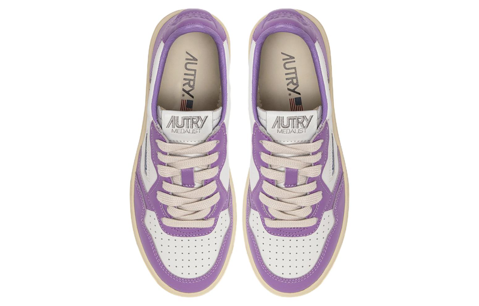 Lookbook (Women) AUTRY Low-Top Sneaker 'White Purple' AULW-WB43